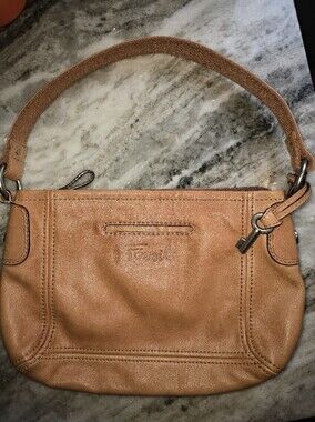 Fossil Cognac Leather Bag